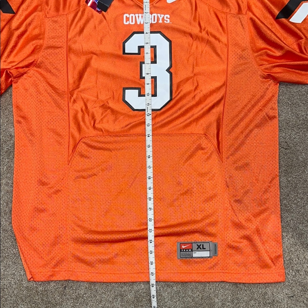 Nike Men's Orange Oklahoma State Cowboys Jersey (NWT) - Picture 3 of 5